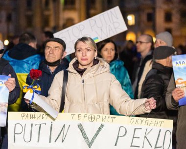 Ukrayna 'yı destekleyen gösteri ve protesto