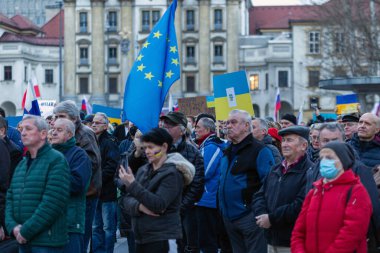 Ukrayna 'yı destekleyen gösteri ve protesto