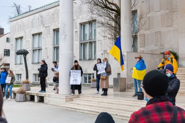 Ukrayna 'yı destekleyen gösteri ve protesto