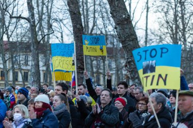 Ukrayna 'yı destekleyen gösteri ve protesto