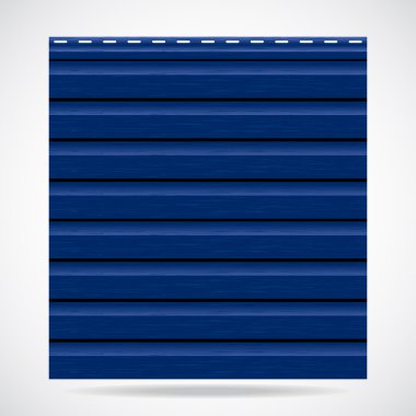 doku panel mavi renk kaplama işi