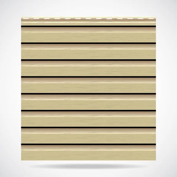 Siding texture panel wood color — Stock Vector