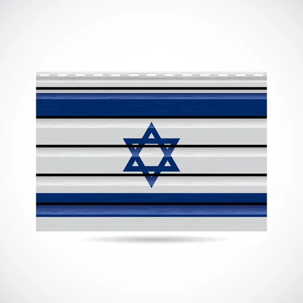 Israel siding produce company icon — Stock Vector