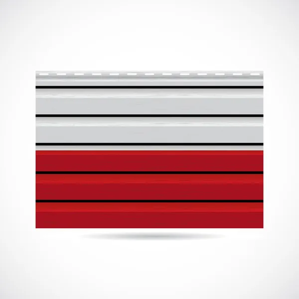 Polonia siding producto icono de la empresa — Vector de stock