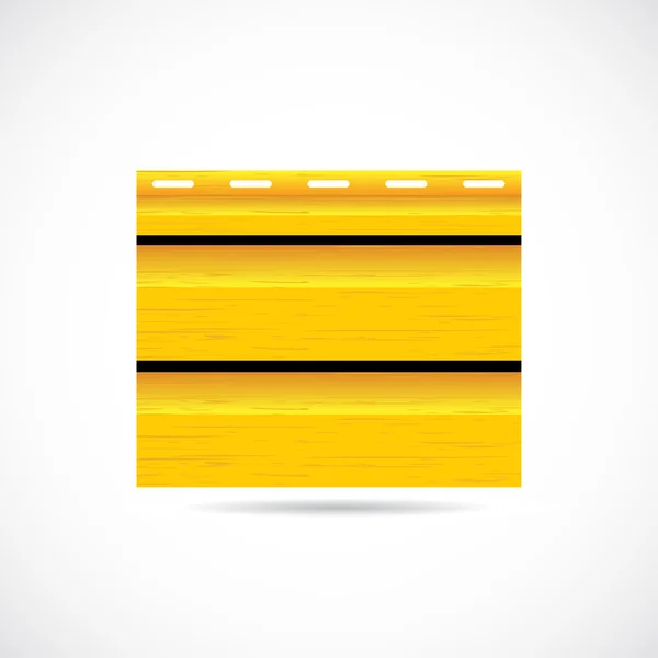 Amostra de textura de tapume pequeno ícone cor de ouro — Vetor de Stock