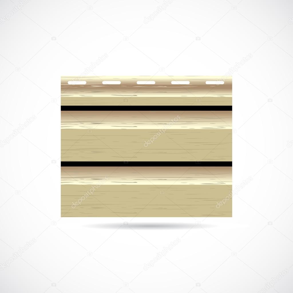 Siding texture sample small icon wood color