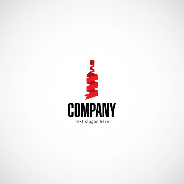 Concept vin logo de l'entreprise — Image vectorielle