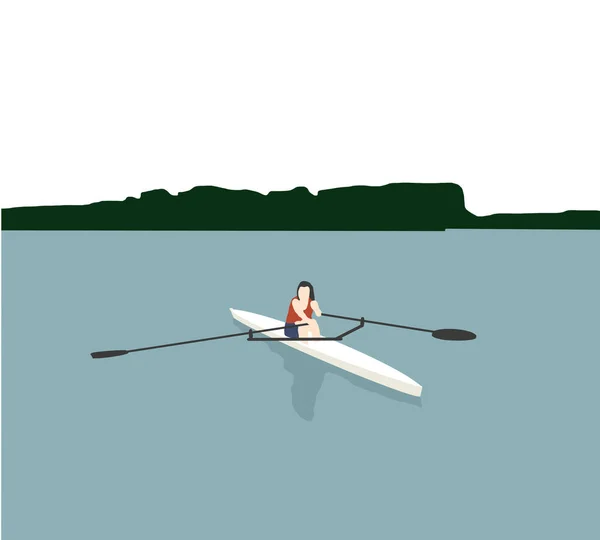 카누나 카누를 여행하는 여행을 관광객 여름에는 수있다 — 스톡 사진