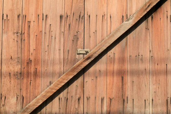 Natural Wooden Planks Nails Sunlight Tiling Wooden Cottage Planks Beveled — Stock Photo, Image