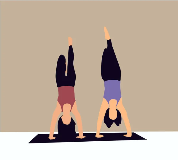 Genç Kadın Iyi Sağlık Için Kas Egzersizi Yapmak Için Yoga — Stok fotoğraf