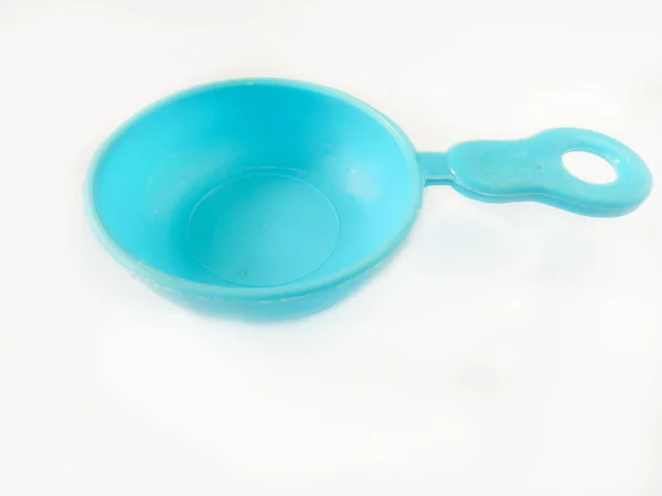 Plastic Toys Cooking Ware Isolated White Background Kids Toy Made — Stock Photo, Image