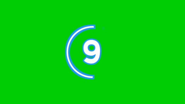 Countdown Cartoon Animation Number Ten One Blue Circle Green Screen — Stock Video © BlackBoxGuild #547500084 Countdown Cartoon Animation Number Ten One Blue Circle Green Screen — Stock Video © BlackBoxGuild #547500084