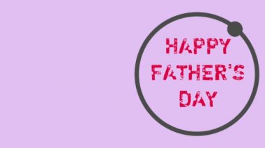 Mutlu Babalar Günü animasyonu