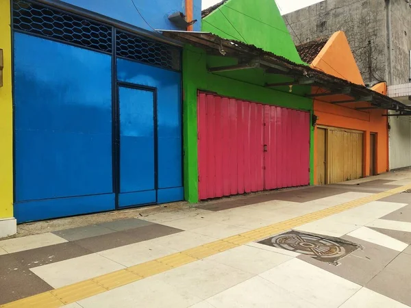 Colorida Calle Ciudad Tailandia —  Fotos de Stock