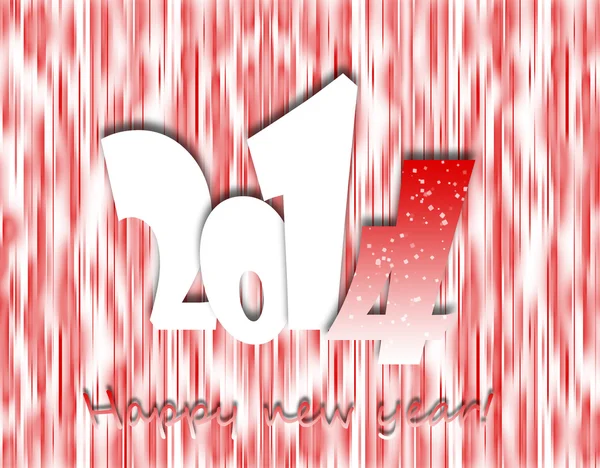 Felice anno nuovo 2014 — Foto Stock