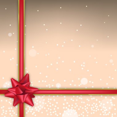 kıvılcım ve kırmızı yay Noel arka plan