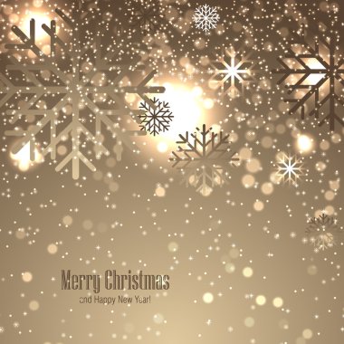 Kar taneli Noel arkaplanı