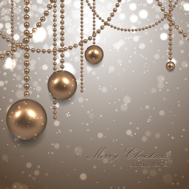 garland ile güzel Noel arka plan