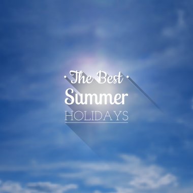 yazıt ile yaz gökyüzü arka plan bulanık