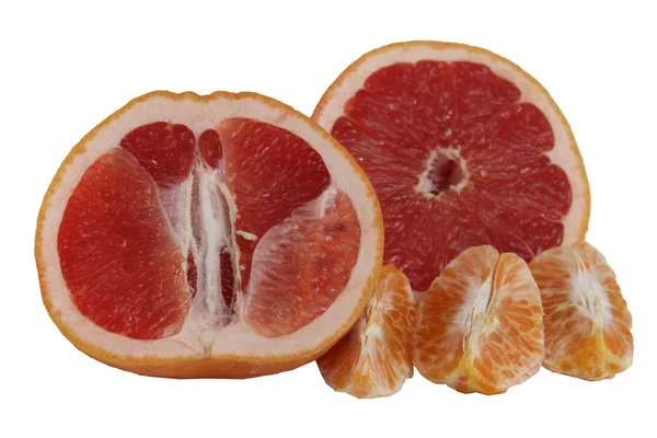 葡萄柚和 mandarines — 图库照片