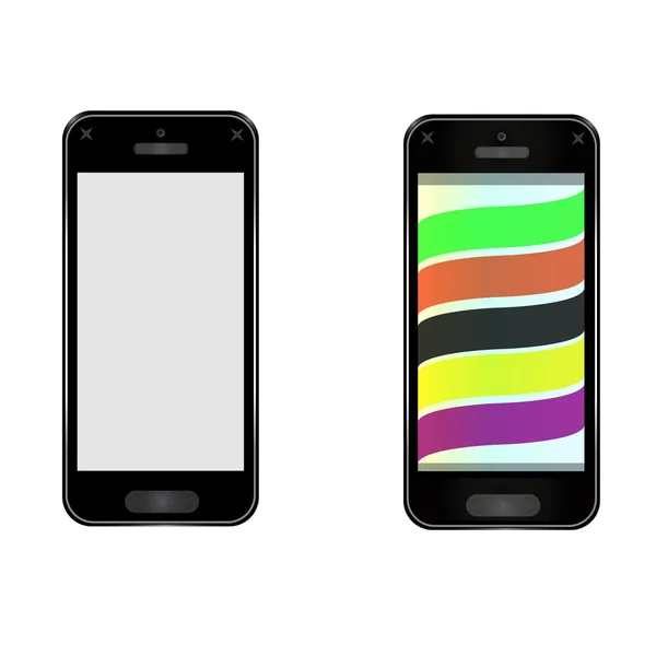 Téléphone portable vectoriel . — Image vectorielle
