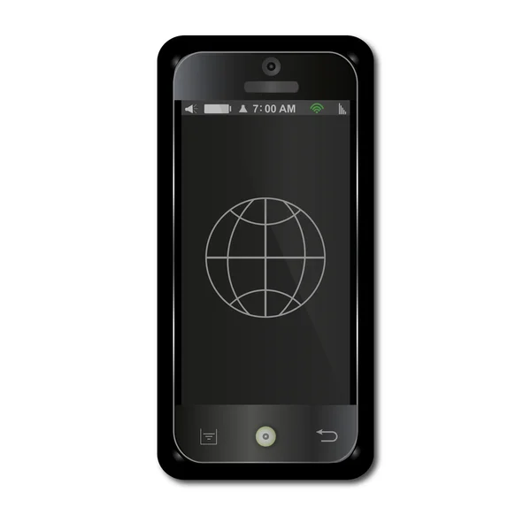 Téléphone portable vectoriel . — Image vectorielle