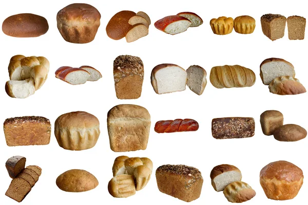 Ассортимент хлеба. — стоковое фото