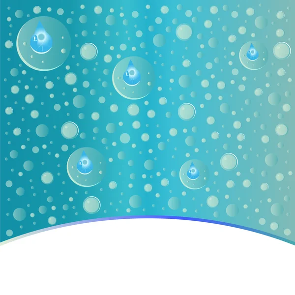 Water, bubble, background. — Stock Vector