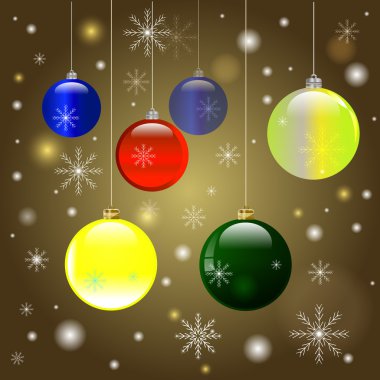 Dekoratif yılbaşı arka plan.