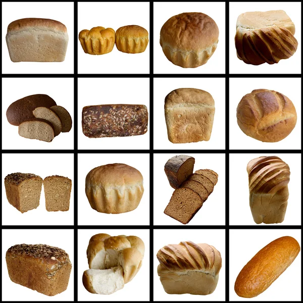 Ассортимент хлеба. — стоковое фото