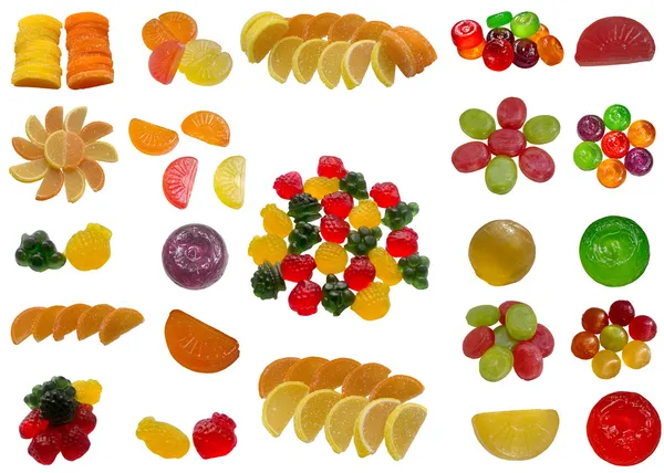Gelatina di frutta dolce saporita . — Foto Stock