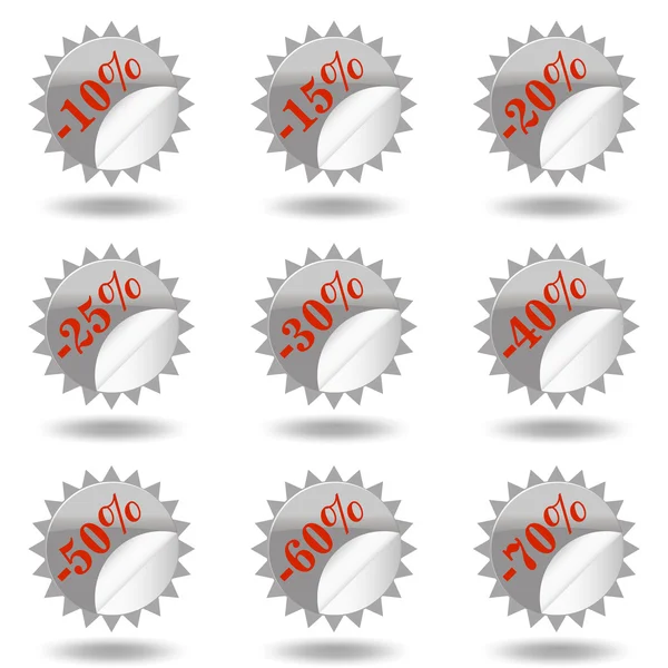 Label is a discount. — Stock Vector