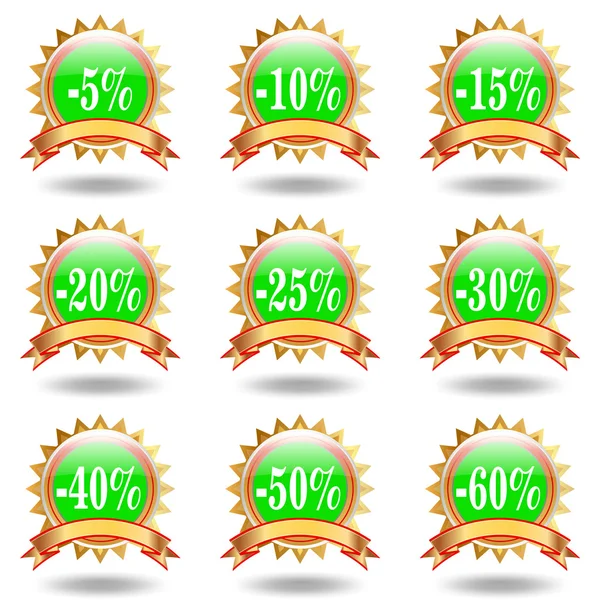 Label is a discount. — Stock Vector