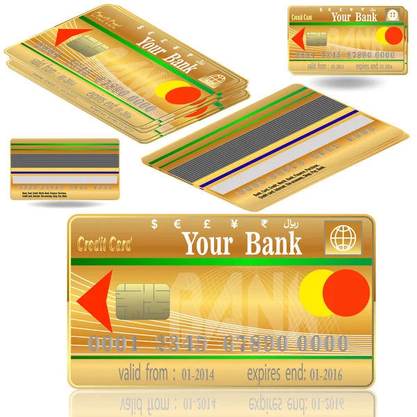 Kreditní karty. — Stock fotografie