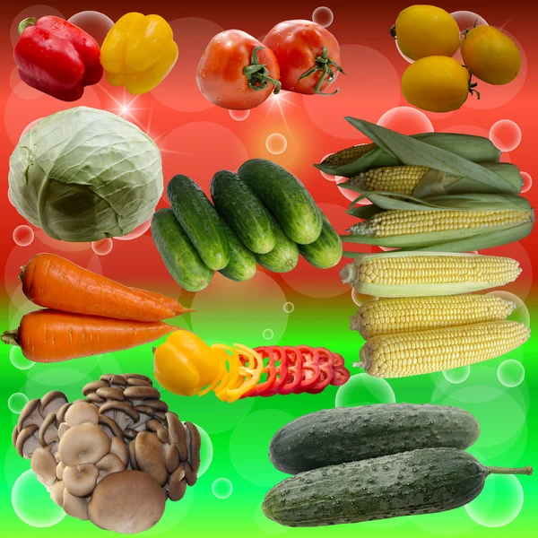Carni fresche verdi — Foto Stock