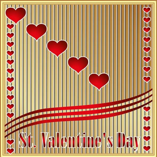 Happy St. Valentine's Day. — Stock Vector