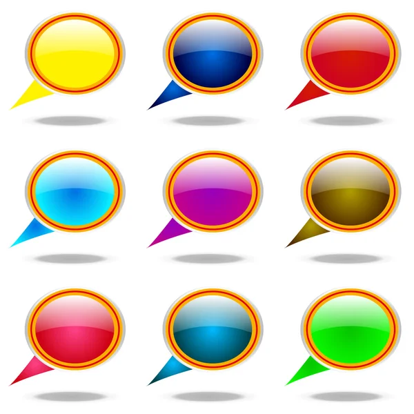 Speech Icons. — Stock Vector