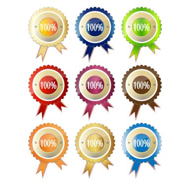 Kalite etiketleri kümesi.