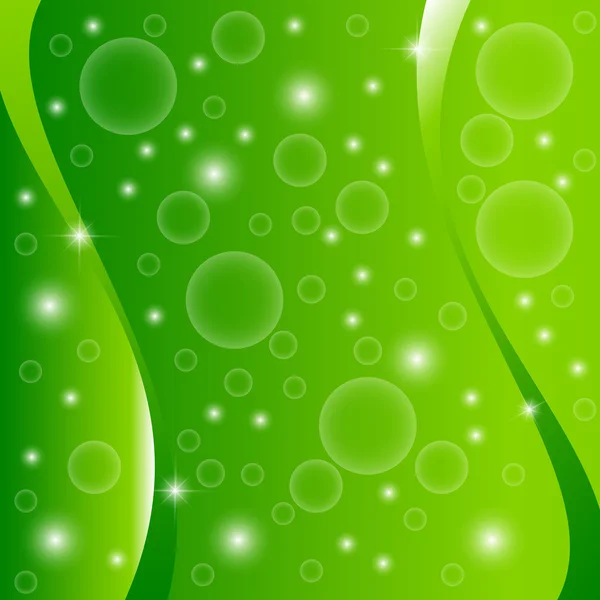 Green abstract background. — Stock Vector