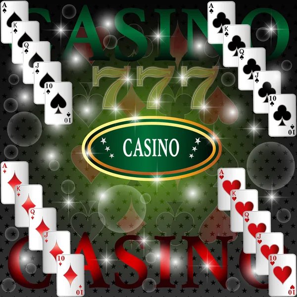 Jogo de casino . — Vetor de Stock