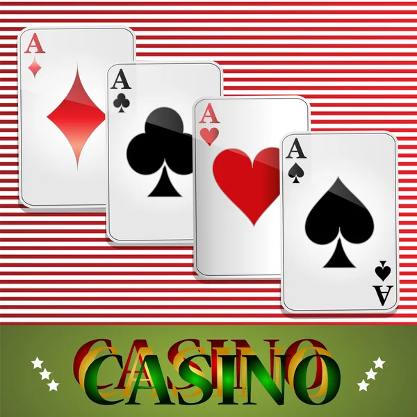 Casino gambling. — Stock Vector
