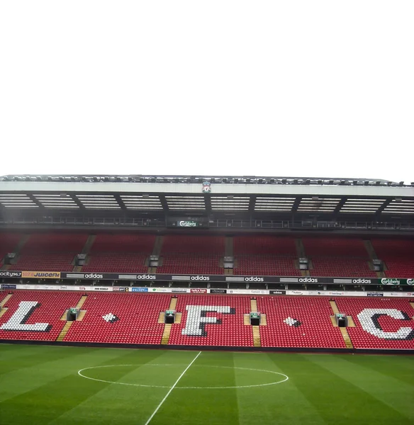 Estádio de Anfield Fotos De Bancos De Imagens Sem Royalties