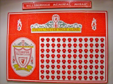 Hillsborough Memorial Mosaic clipart