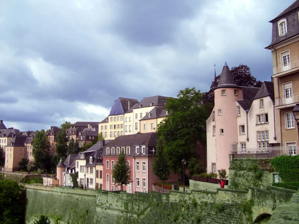 Panoramatický pohled z Lucemburska Royalty Free Stock Fotografie