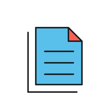 İnce çizgi simgesi oluştur. Renkli. Web siteleri, web tasarımı, mobil uygulama, bilgi grafikleri için basit simge ögesi. Web sitesi tasarımı ve geliştirilmesi için ince satır simgesi, uygulama geliştirme.