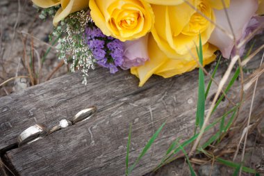 Alyans bouquet ile