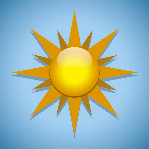 Vector Sun — Stock Vector