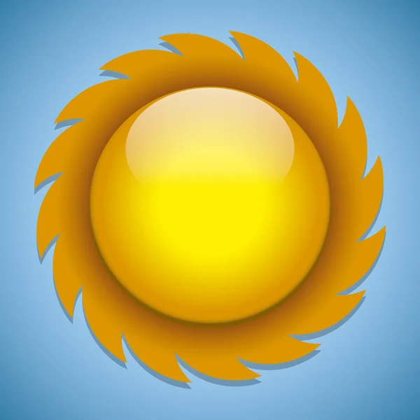 Vector Sun — Stock Vector