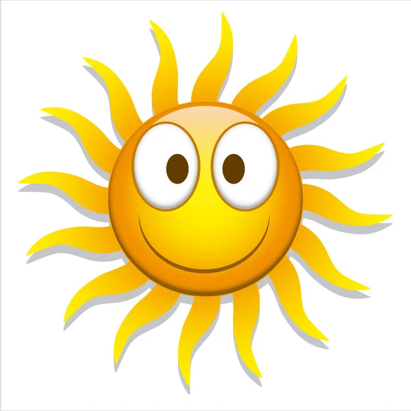Pictures: sun funny | Funny sun — Stock Vector © ramonakaulitzki #9520472