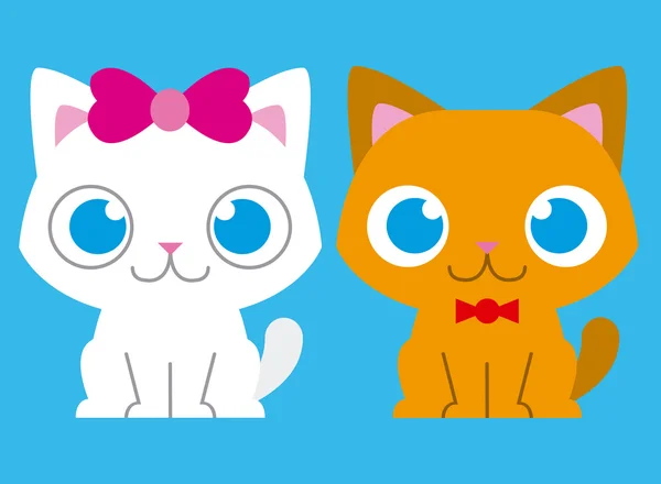 Gatos Desenhos Animados Adoráveis Royalty Free SVG, Cliparts, Vetores, e  Ilustrações Stock. Image 181737747